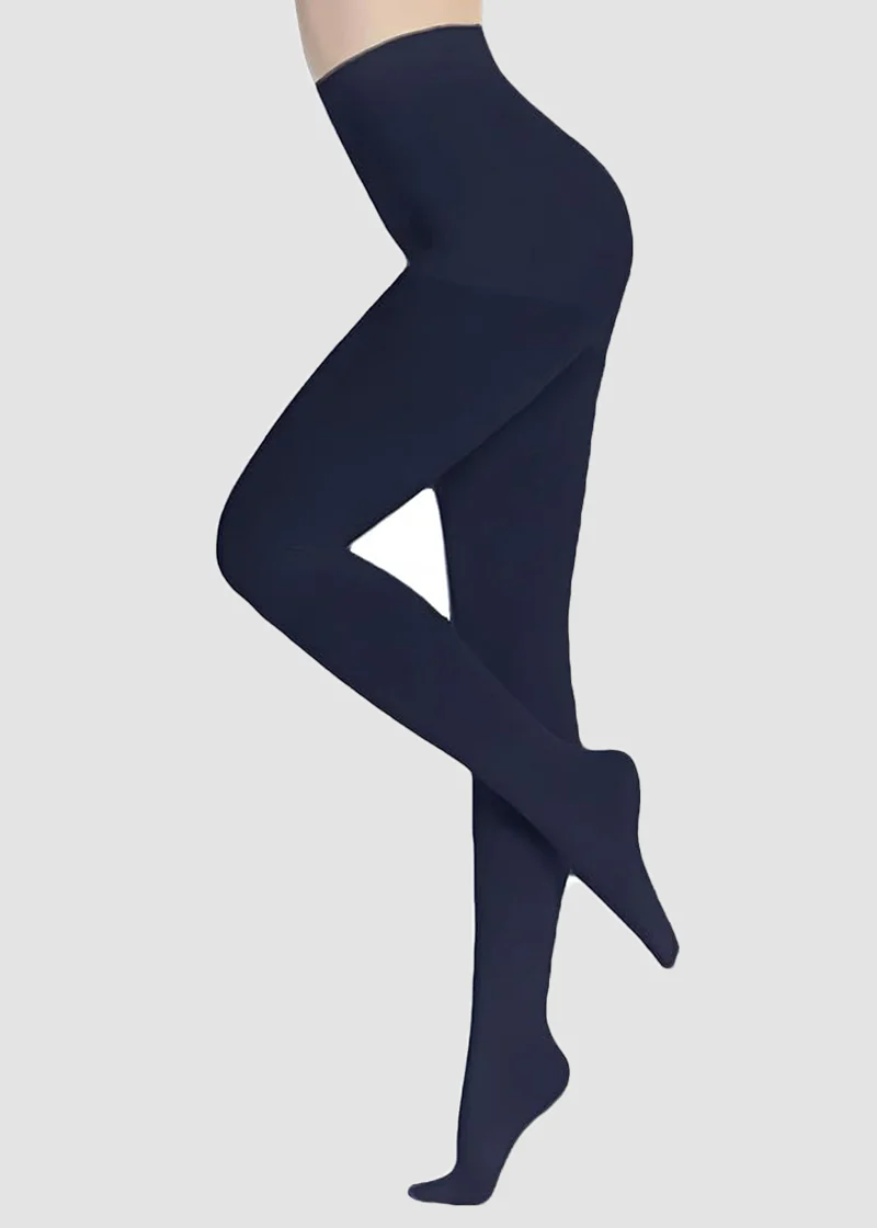 200D Soft Stretchy Velvet Opaque Tights - Image 2