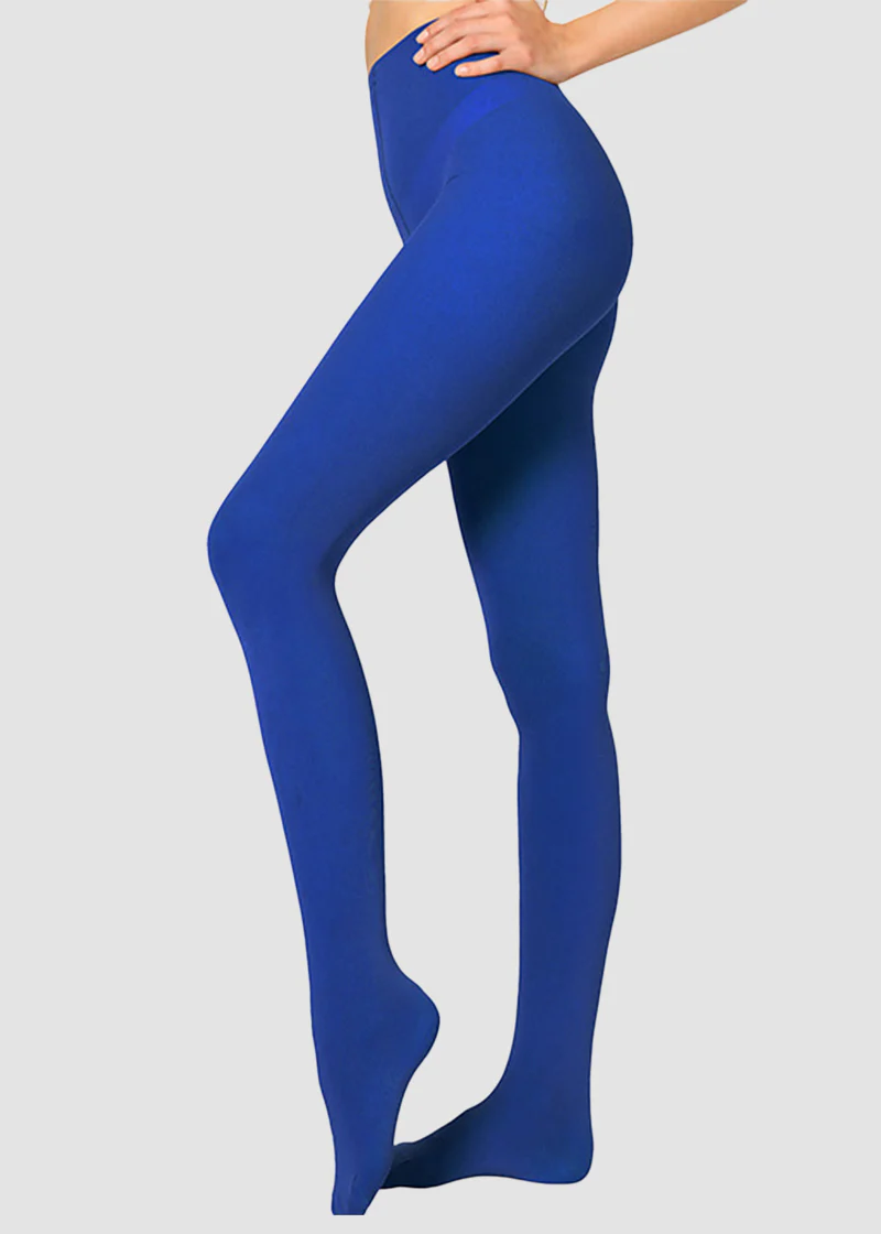 200D Soft Stretchy Velvet Opaque Tights - Image 3