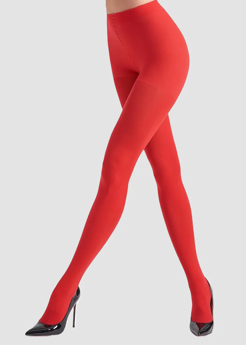 200D Soft Stretchy Velvet Opaque Tights - Image 5