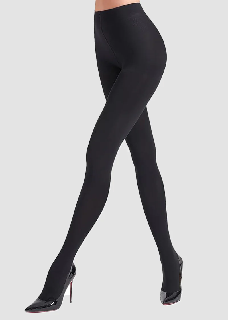 200D Soft Stretchy Velvet Opaque Tights - Image 6