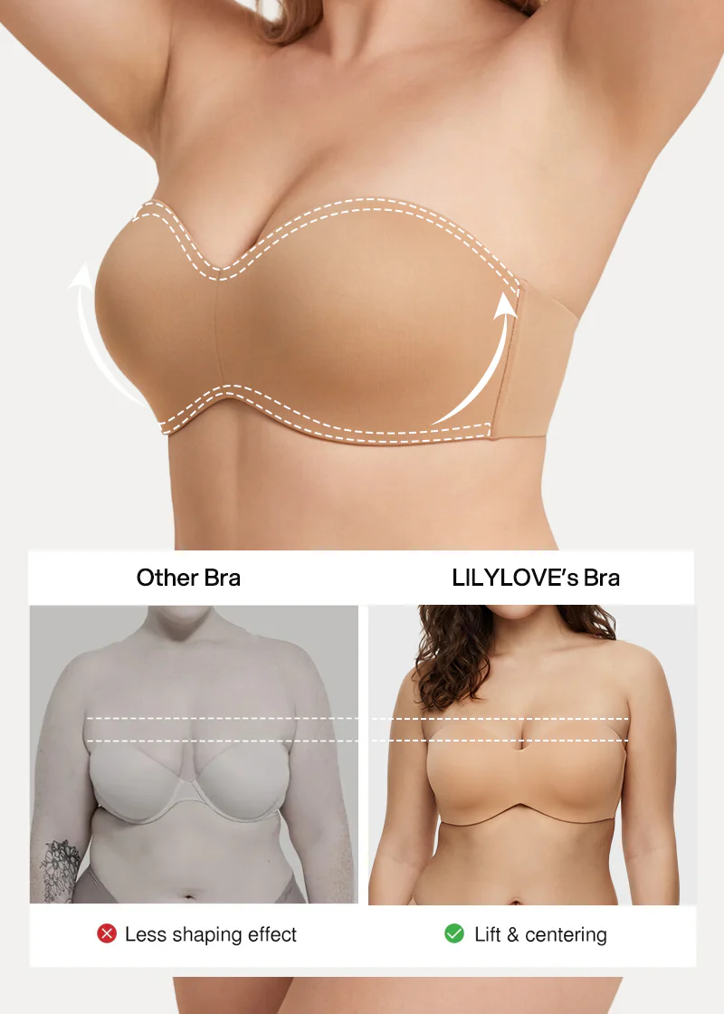 Comfort Support Strapless Bra - Image 7