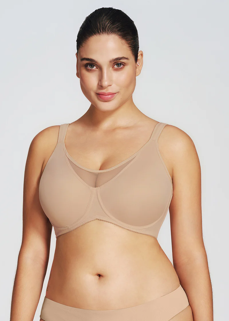 (Xmas Gift Box) Mesh Minimizer Bra - Image 10