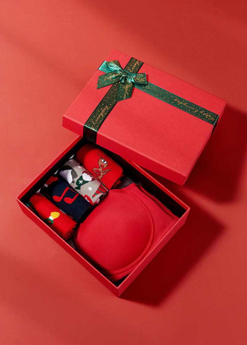 (Xmas Gift Box) Mesh Minimizer Bra - Image 2