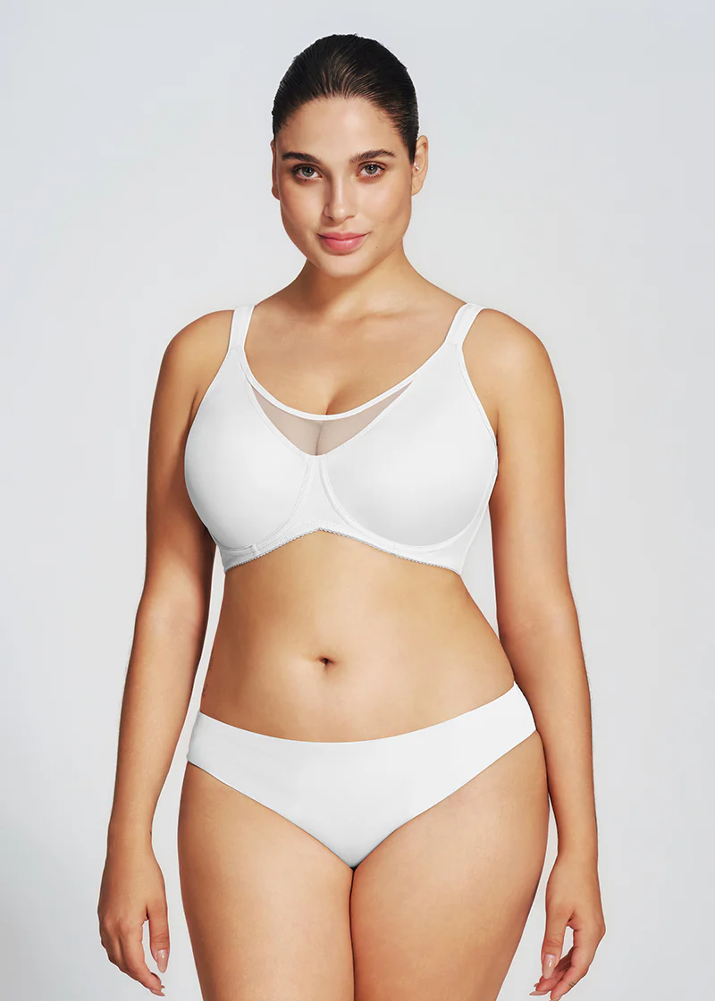 (Xmas Gift Box) Mesh Minimizer Bra - Image 7