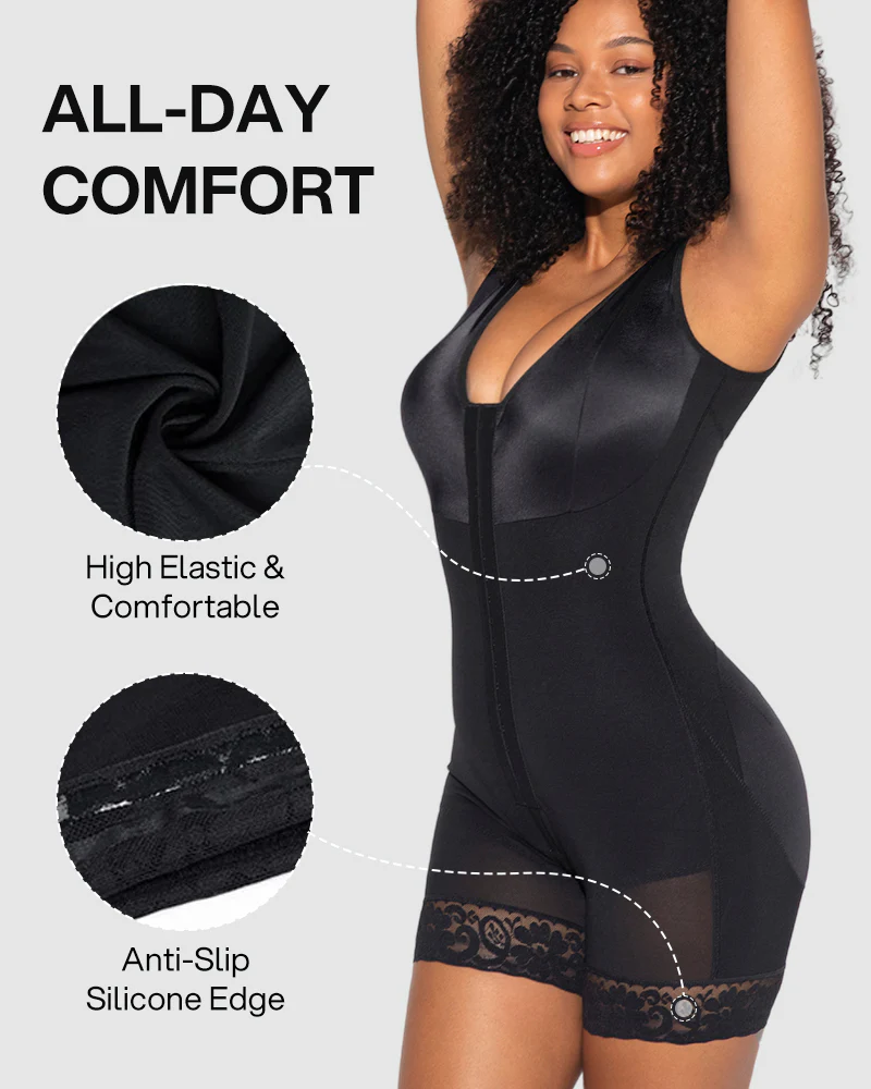 Tummy Control Extra Plus Size Shapewear Bodysuit - Image 10