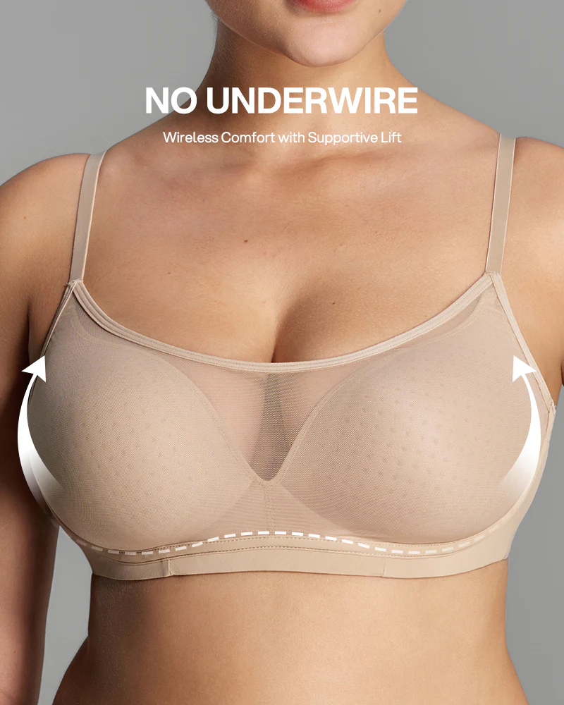 Comfort Full-Coverage Wireless Bra - Image 10