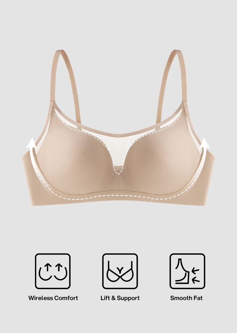 Comfort Full-Coverage Wireless Bra - Image 13