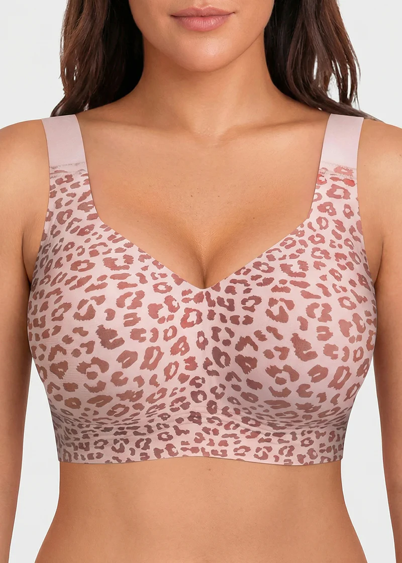 Comfortable Wireless Full Coverage Jelly Smoothing Bra - Image 3