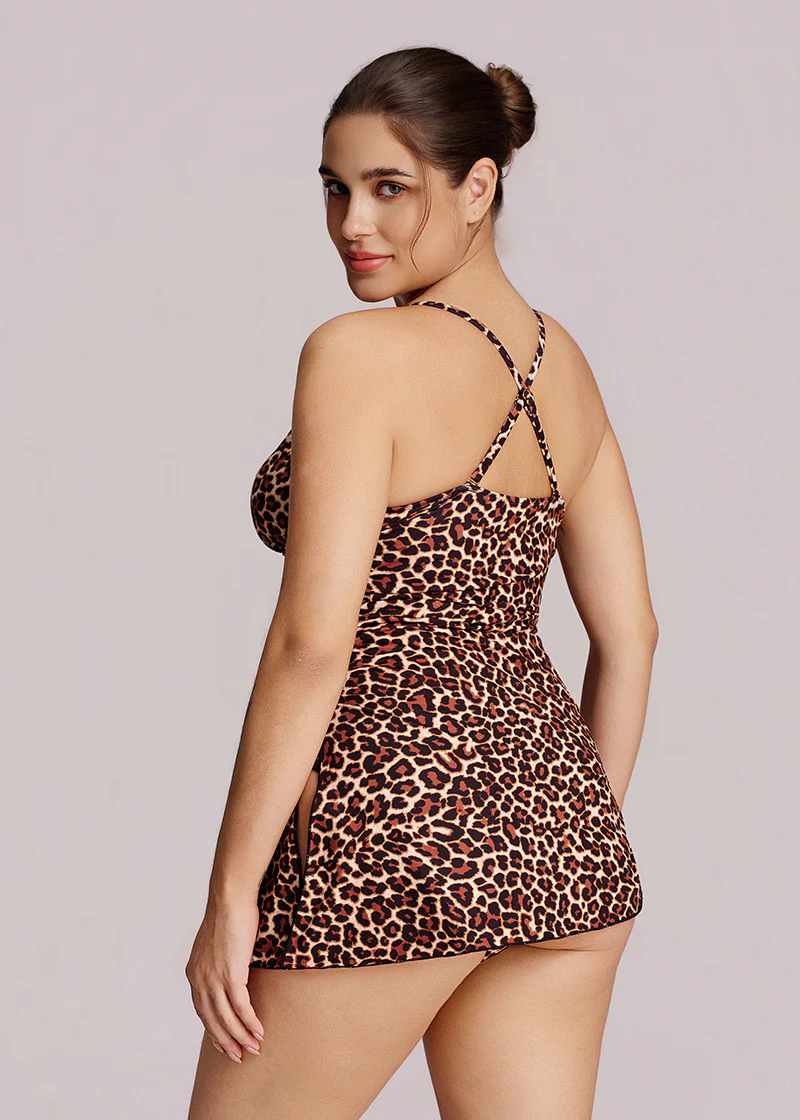 Convertible Ruched Sculpting Swimsuit - Image 3