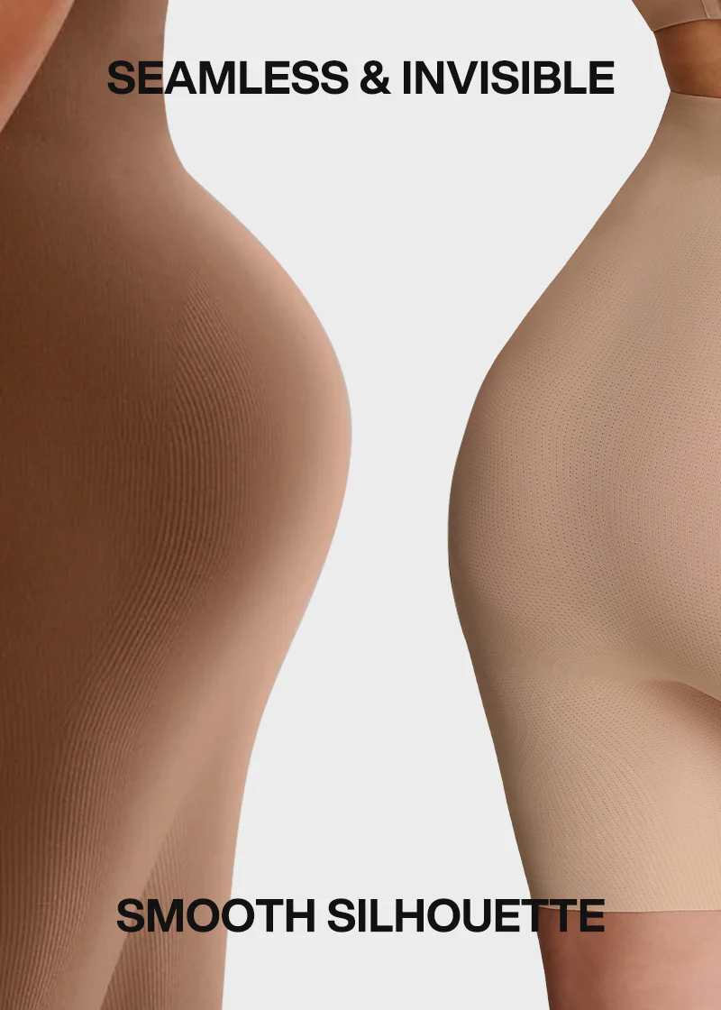 Cooling High-Waist Sculpting Shapewear Shorts - Image 7