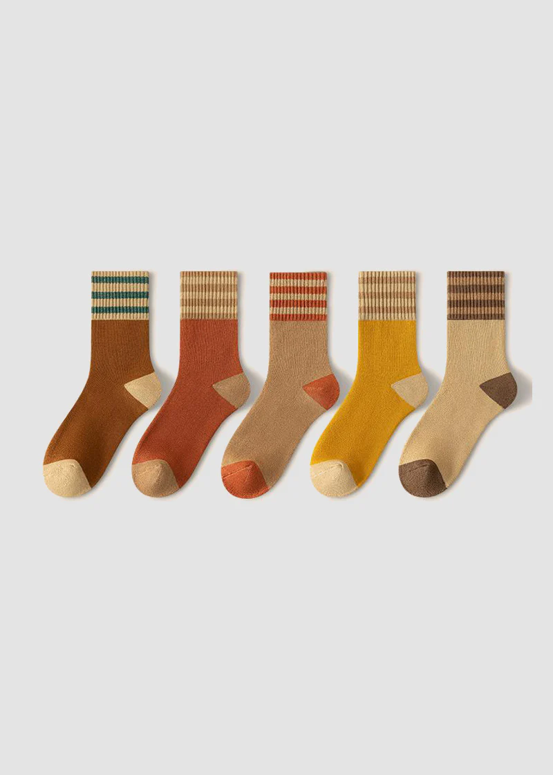 Cozy Plush Loop Lining Crew Socks