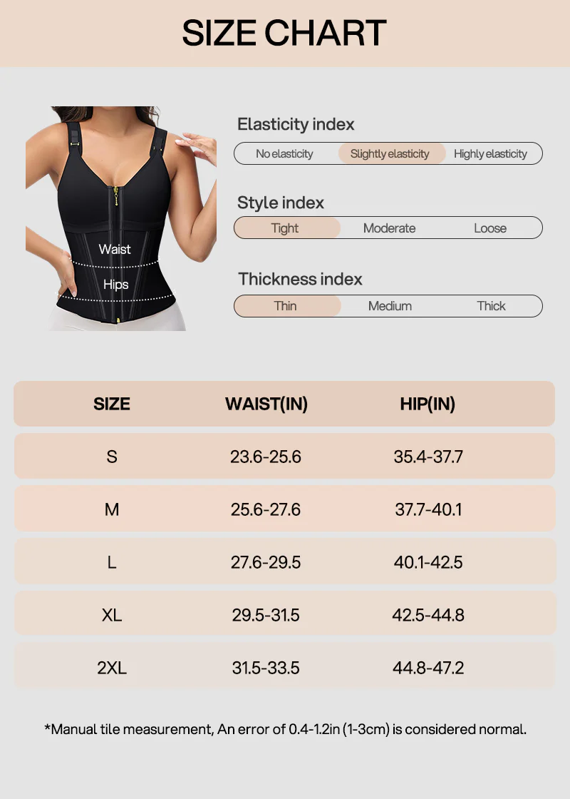 Double-Layer Tummy Control Waist Shaper Girdle With Bra - Image 14
