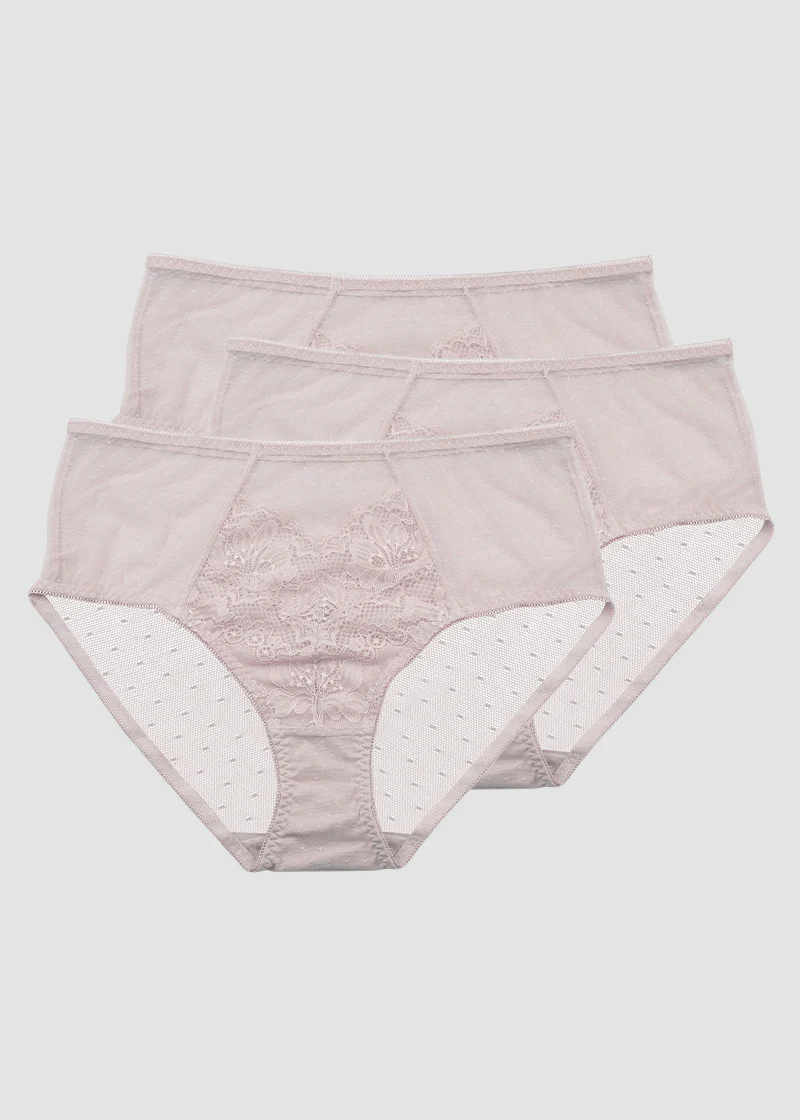 Enchant Floral Lace Brief Underwear (3 Pack) - Image 9