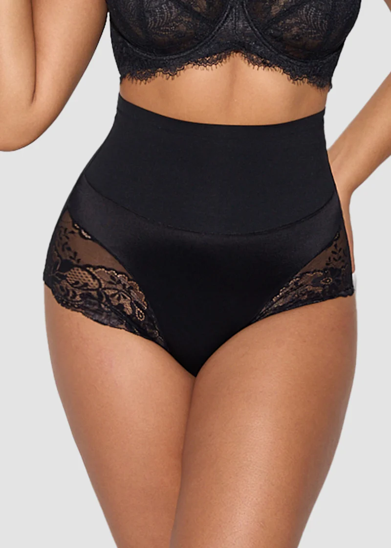 High-Waist Seamless Lace Shaping Panty (3 Pack) - Image 4