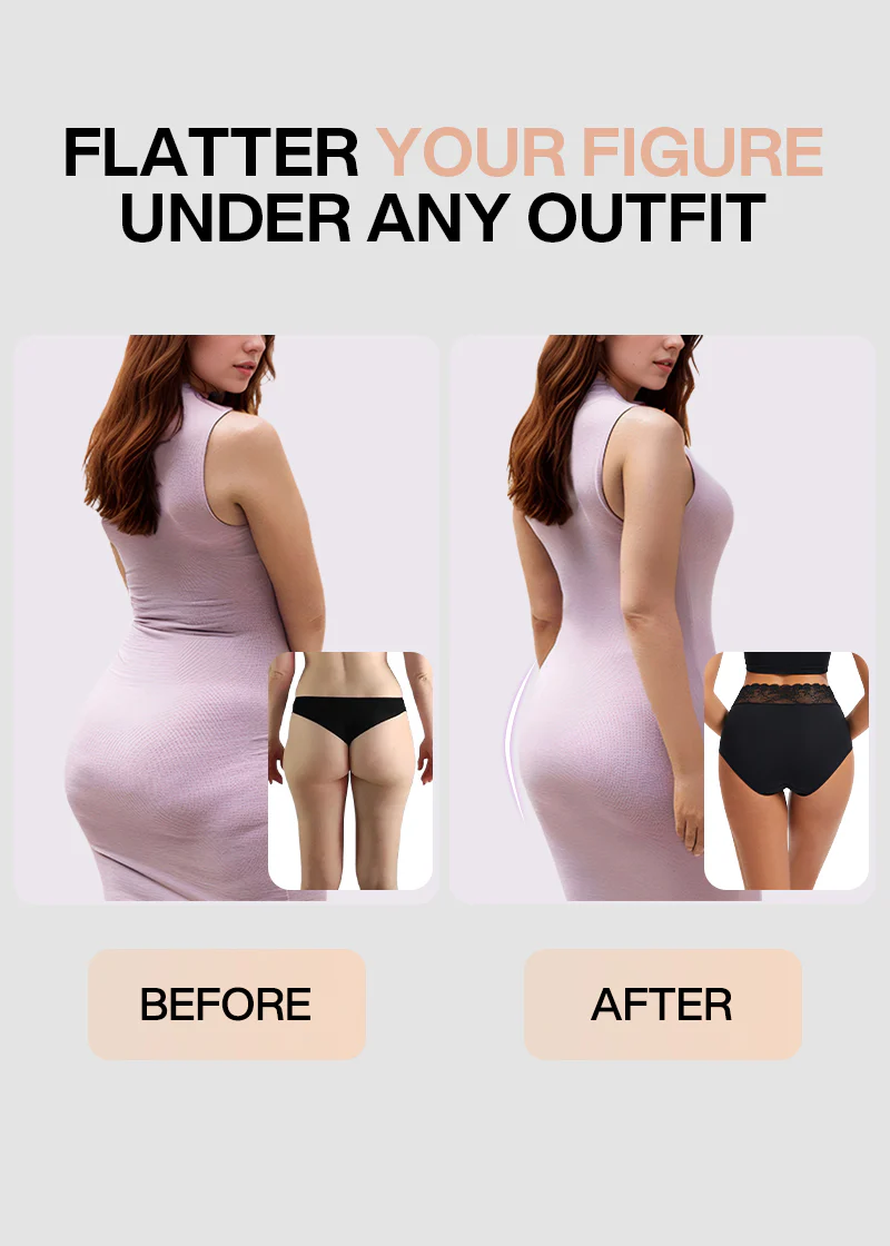 Lace Trim Cotton Hipster Panties (5 Pack) - Image 8