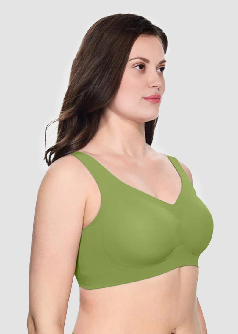 Lifting Wire-Free Antibacterial Jelly Bra - Image 10