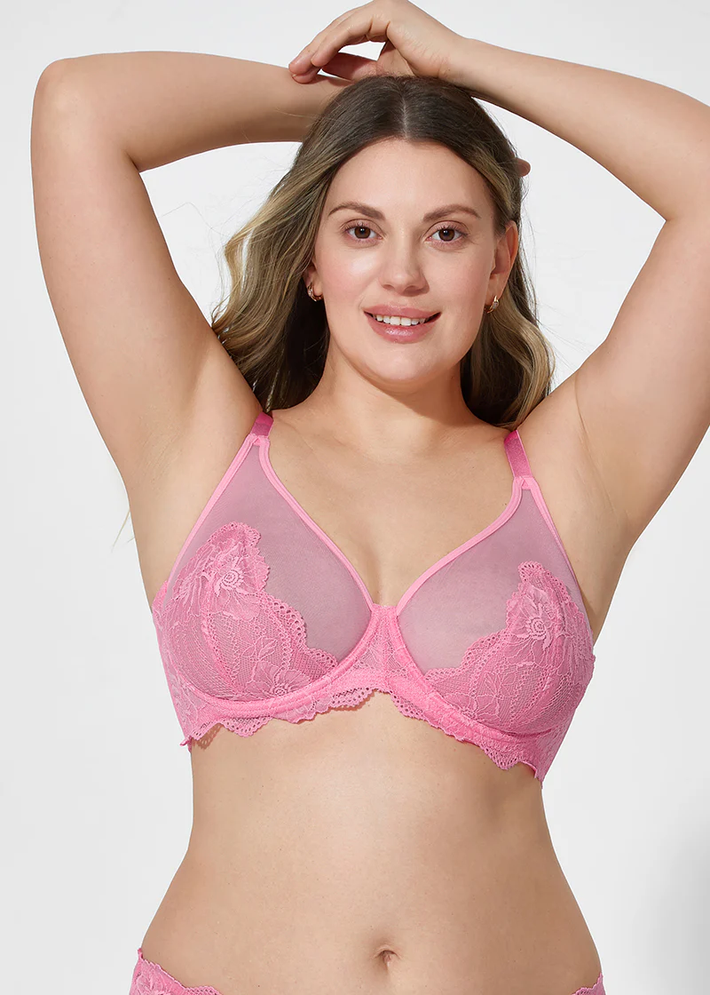 Full Coverage Lace Minimizer Bra - Image 8