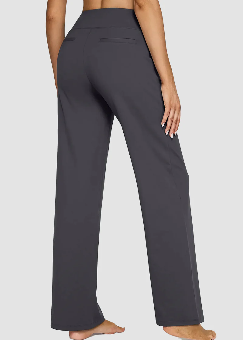 Women's Loose High-Waist Stretch Bootcut Work Leggings - Image 10