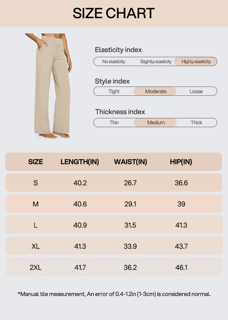 Women's Loose High-Waist Stretch Bootcut Work Leggings - Image 16