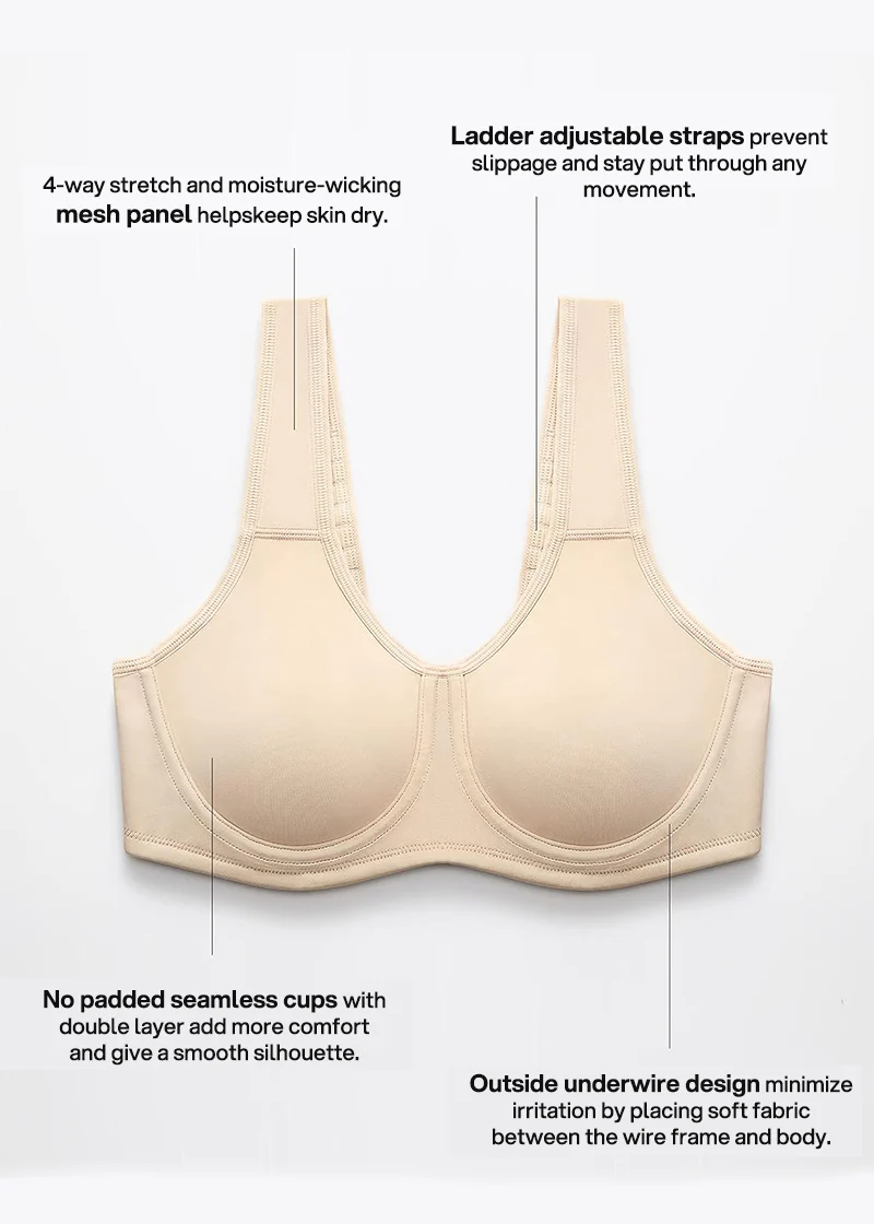 Max Control Outside-Wire High Impact Sports Bra - Image 4