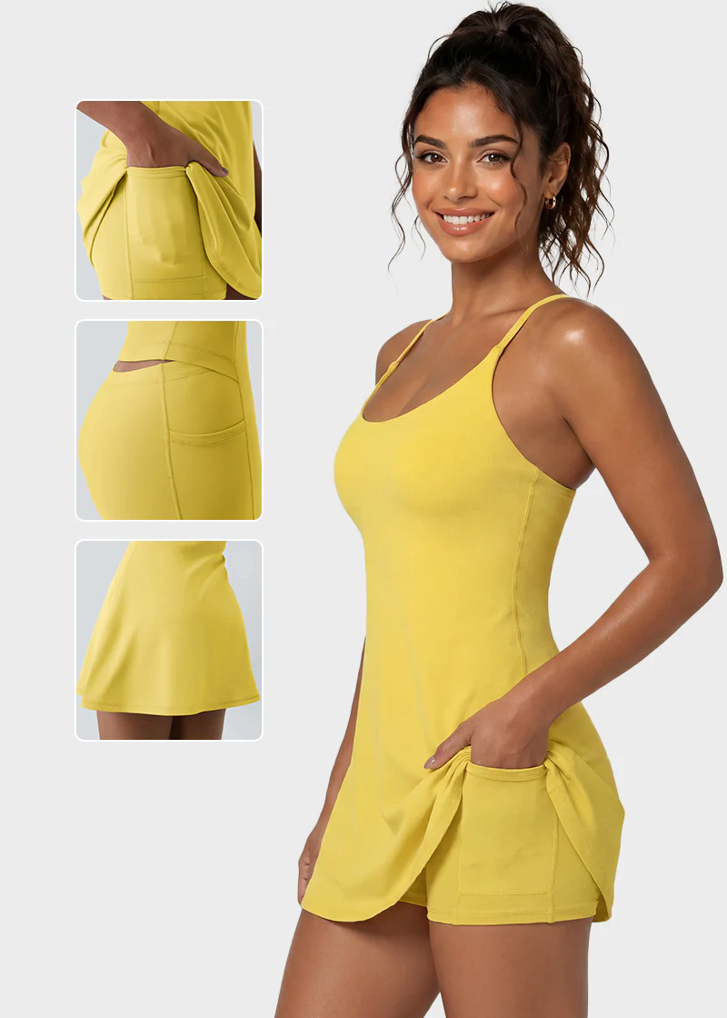 Plush Backless Active Dress – Easy Peezy - Image 11