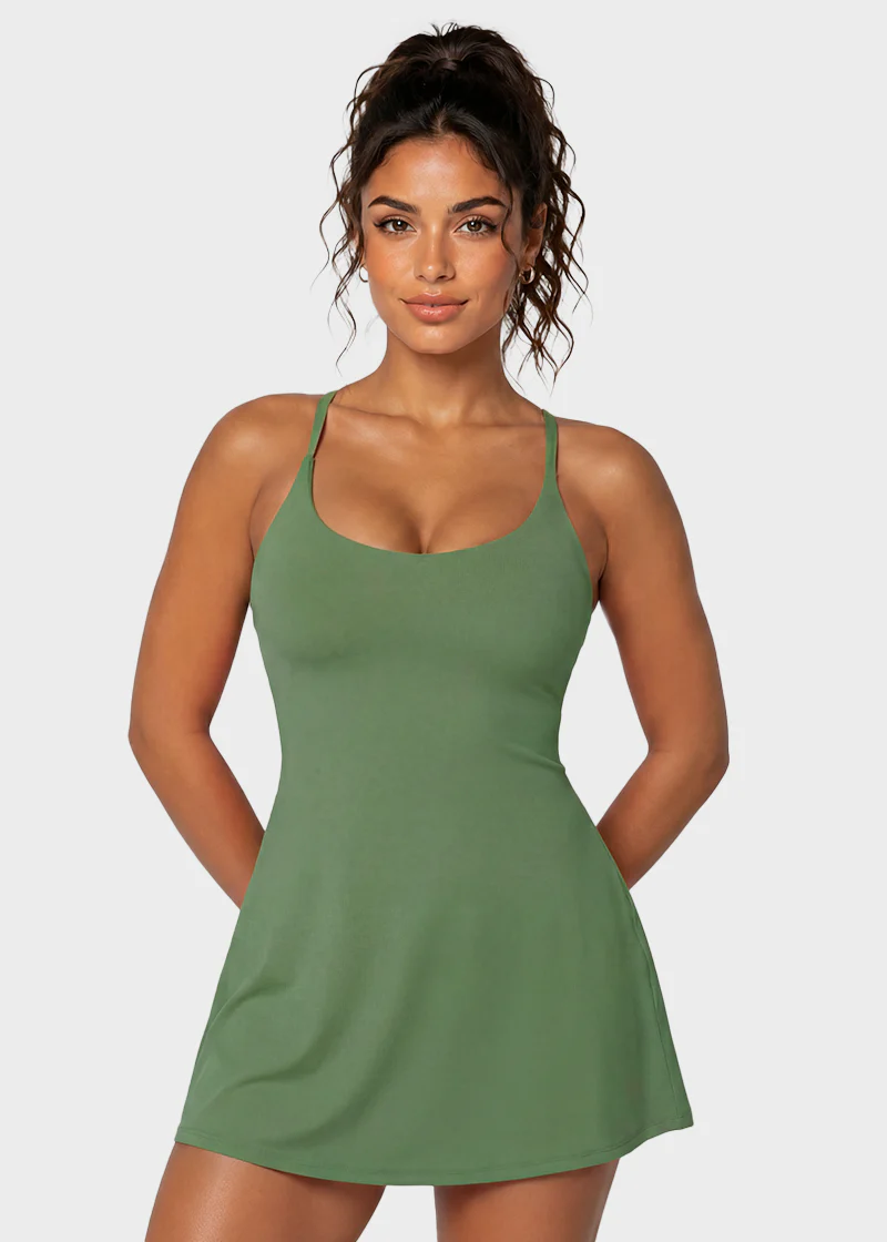 Plush Backless Active Dress – Easy Peezy - Image 16