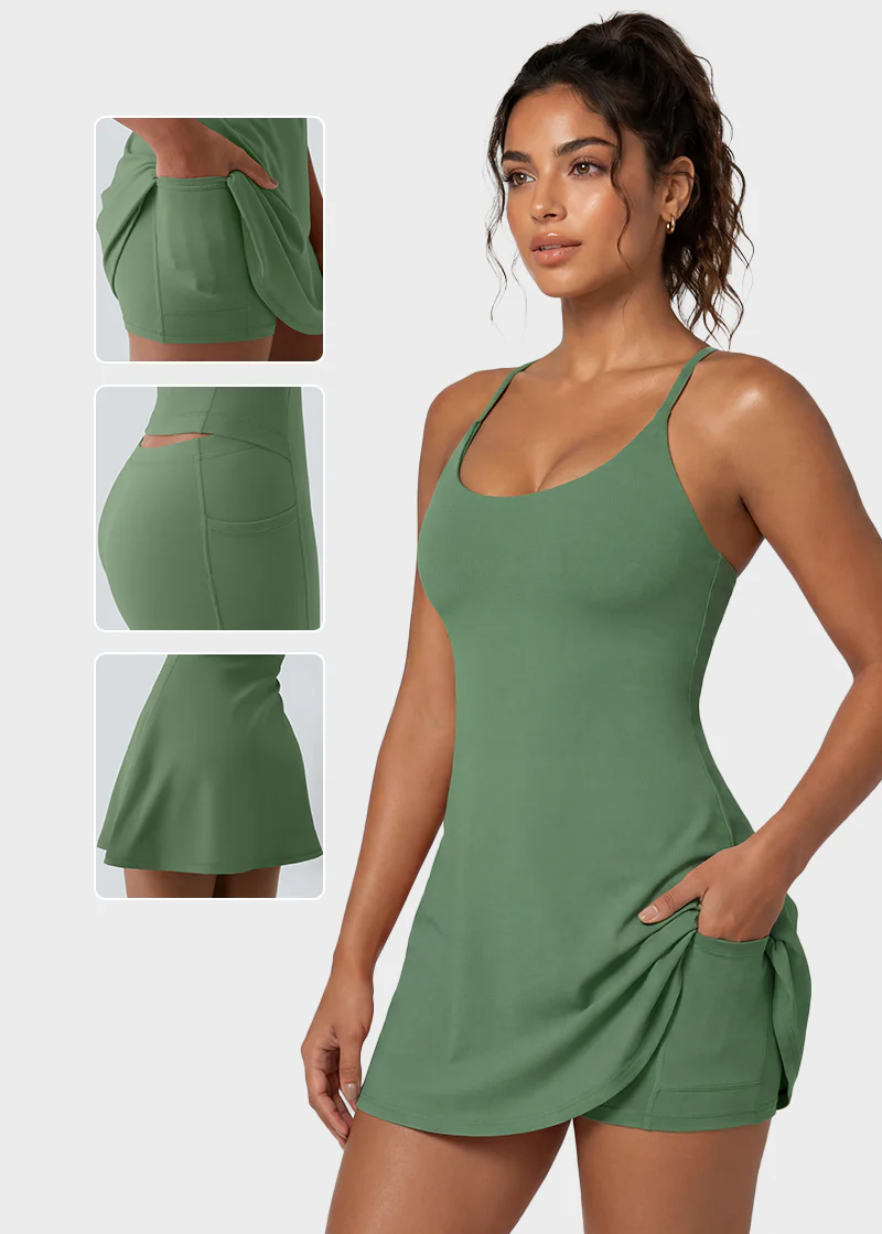 Plush Backless Active Dress – Easy Peezy - Image 19