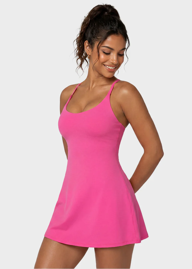 Plush Backless Active Dress – Easy Peezy - Image 2