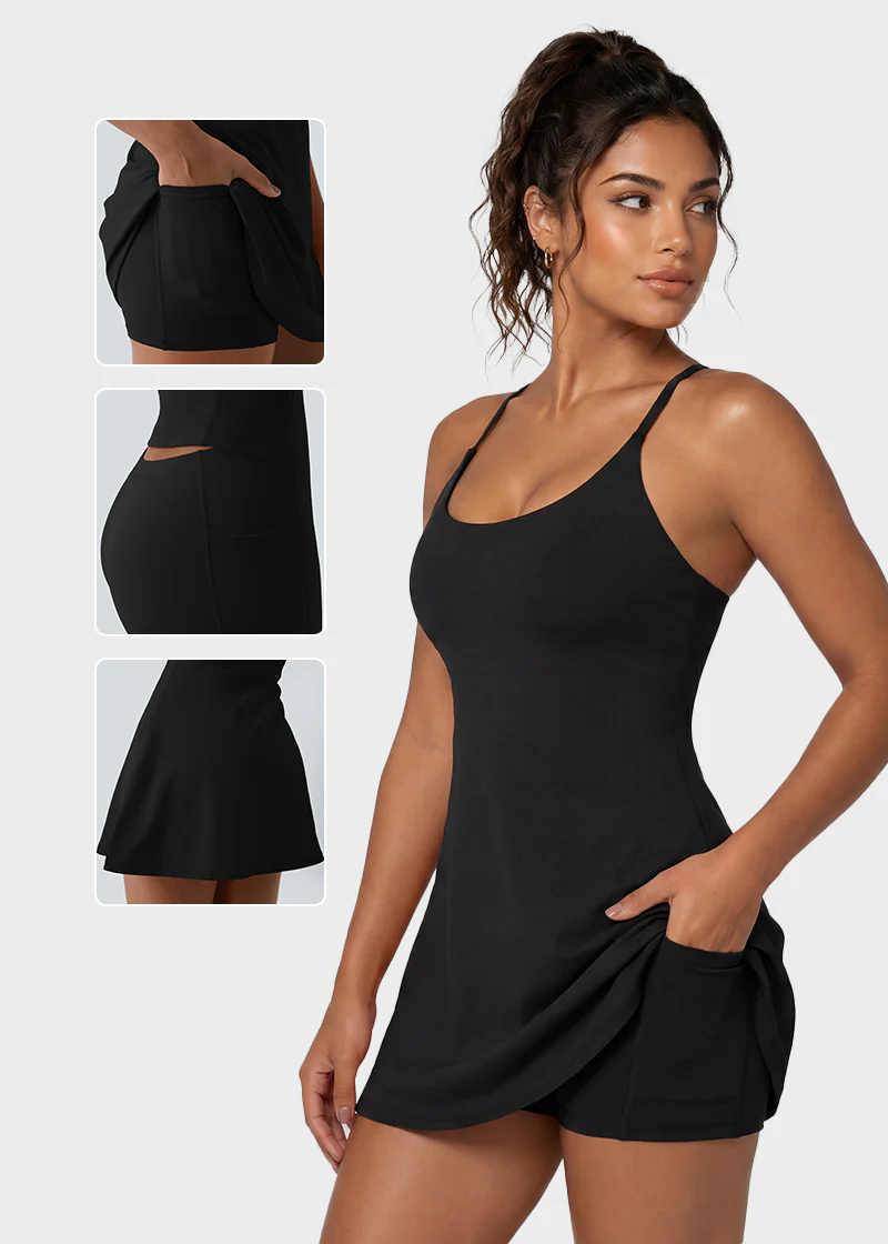 Plush Backless Active Dress – Easy Peezy - Image 23