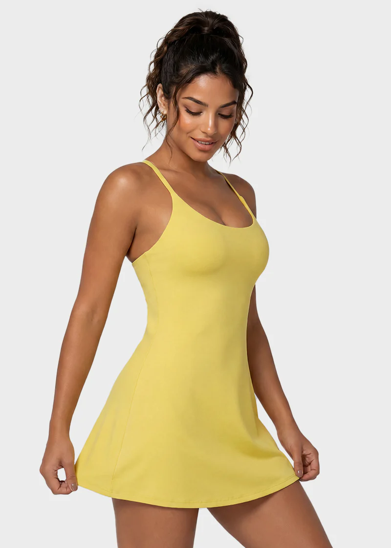 Plush Backless Active Dress – Easy Peezy - Image 9