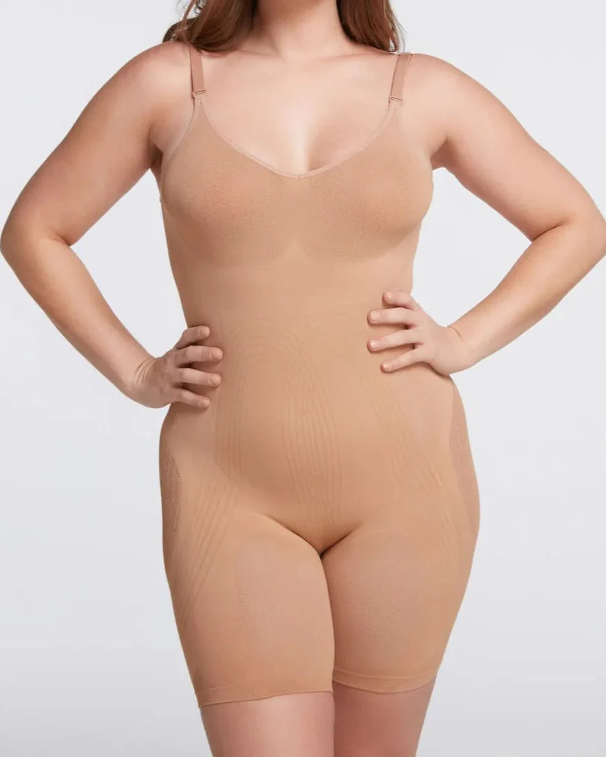 Low Back Comfort Mid-thigh Full Bodysuit - Image 10
