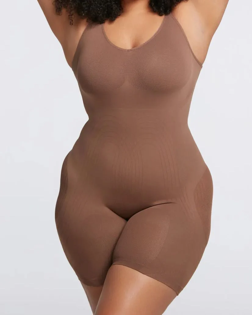 Low Back Comfort Mid-thigh Full Bodysuit - Image 3