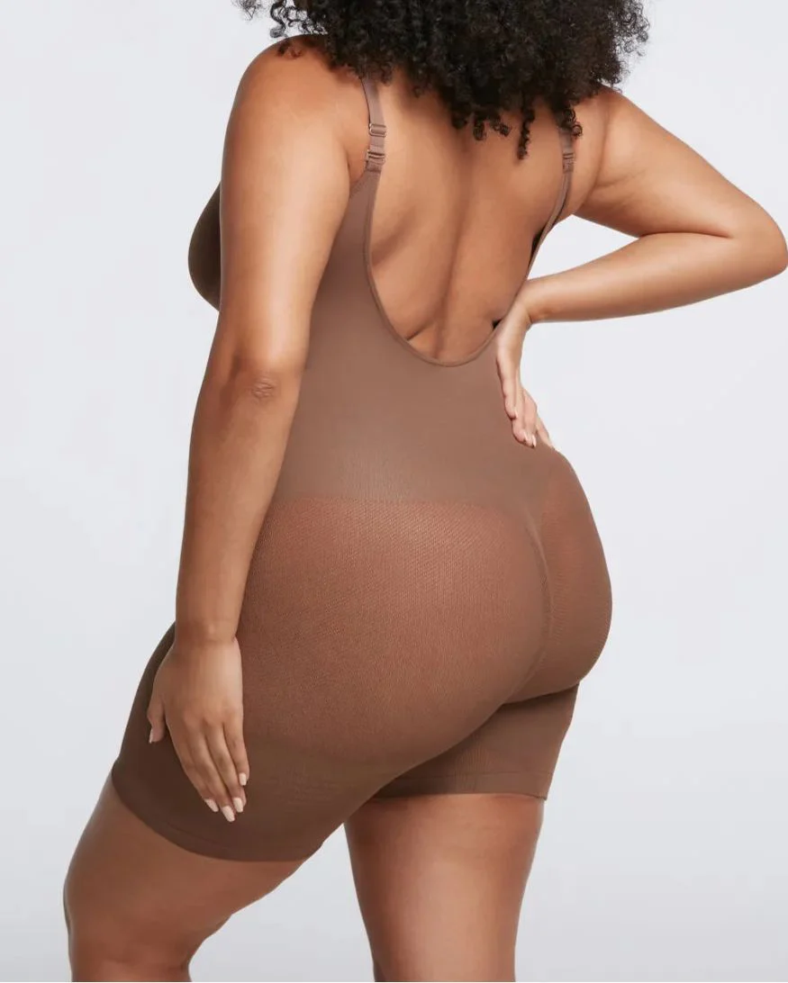Low Back Comfort Mid-thigh Full Bodysuit - Image 4