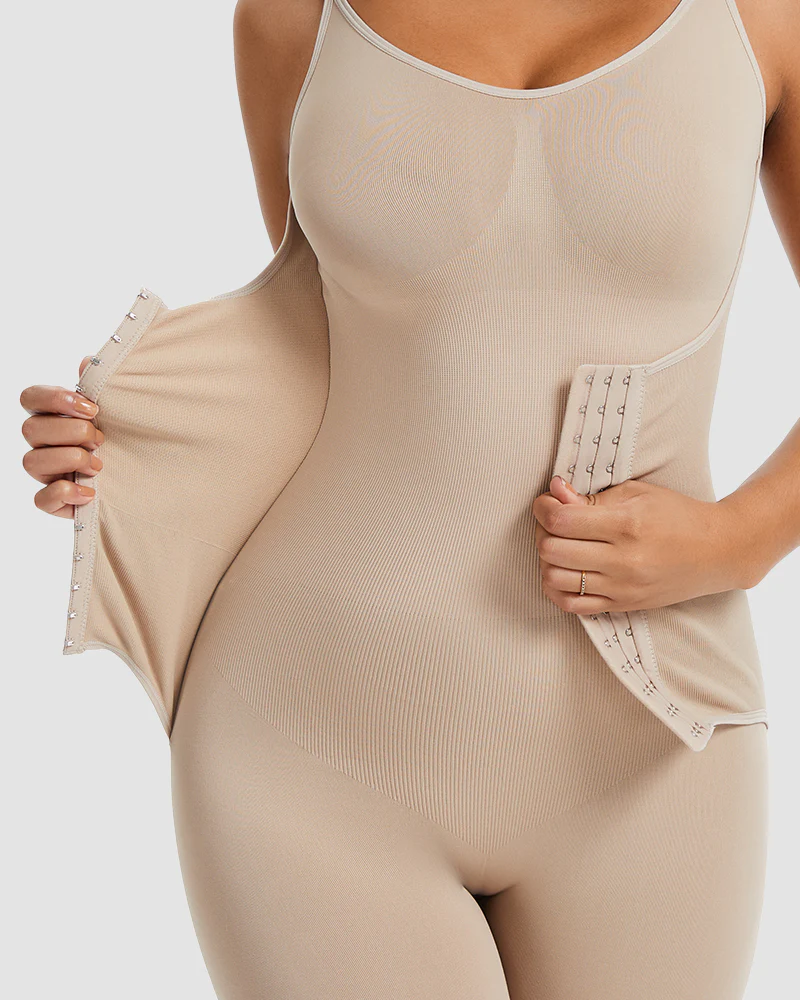 Seamless Double Compression Shaping Bodysuit - Image 8