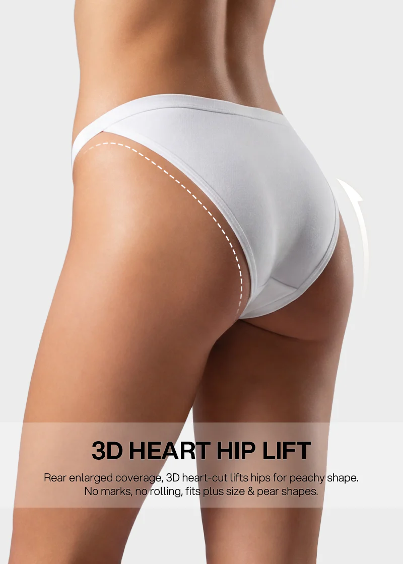 Seamless High-Cut Peach Lift Panty(5 pack) - Image 19