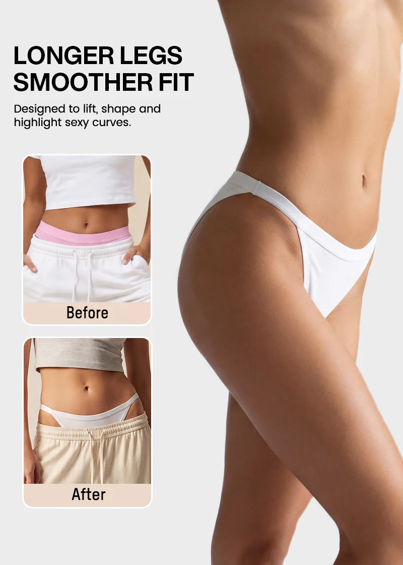 Seamless High-Cut Peach Lift Panty(5 pack) - Image 20