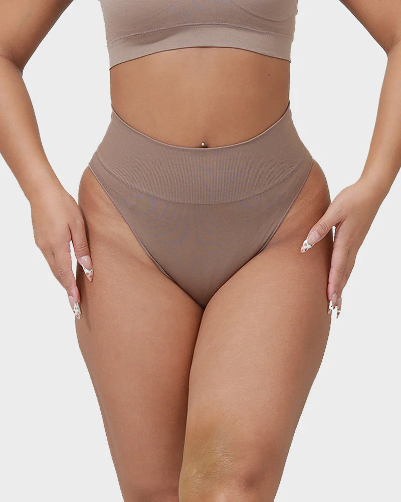 Seamless High Waist Tummy Control Brief Panty (3 Pack) - Image 7