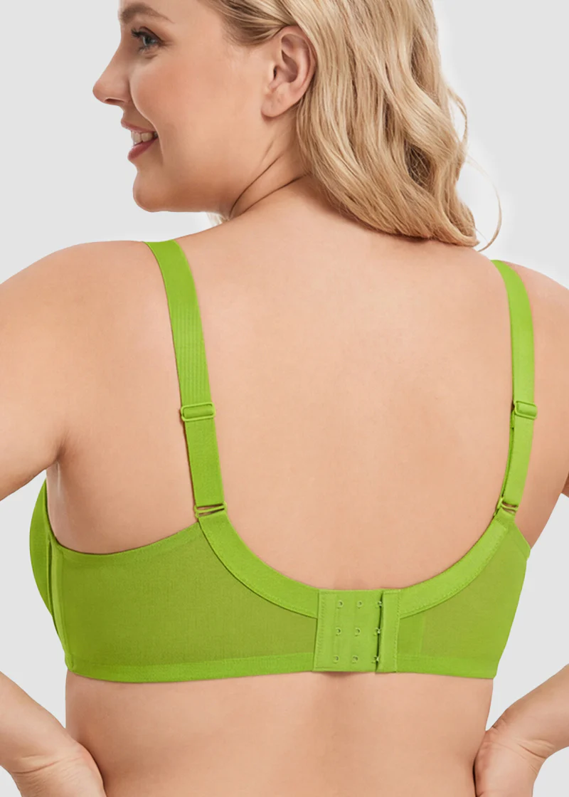 Seamless Mesh Unlined Underwire Bra - Image 6
