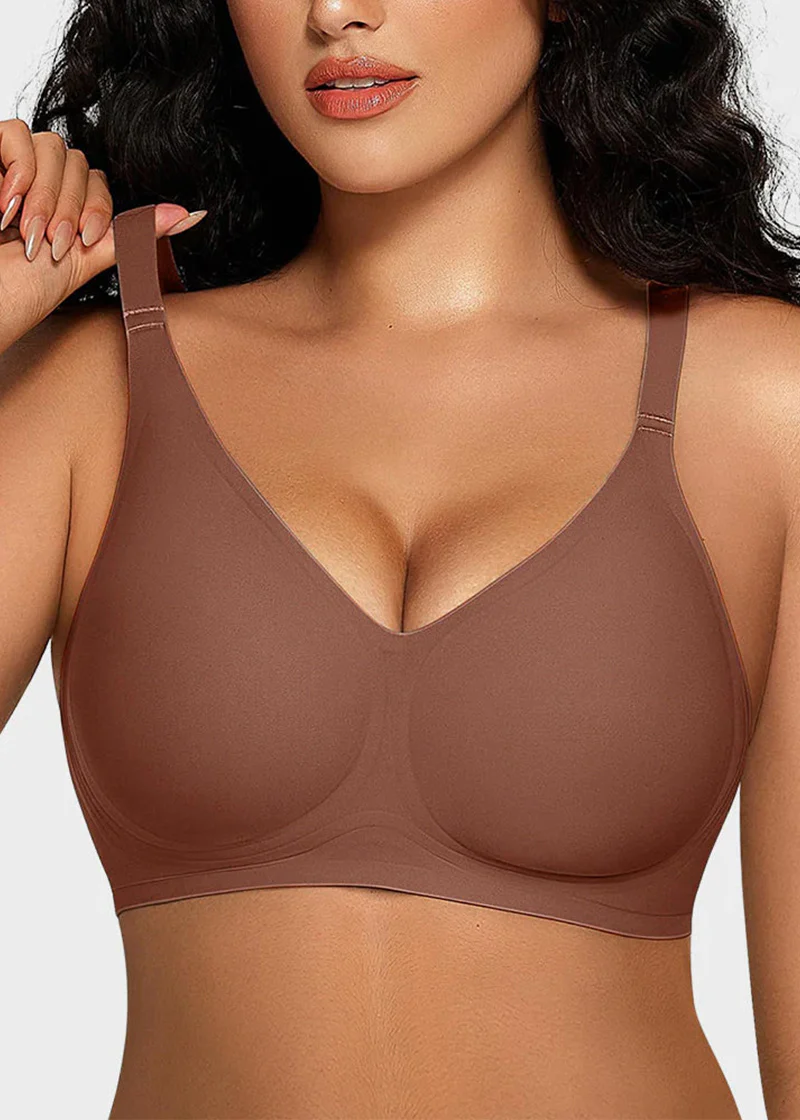 Seamless Soft Comfort Jelly Strip Wireless Bra - Image 8