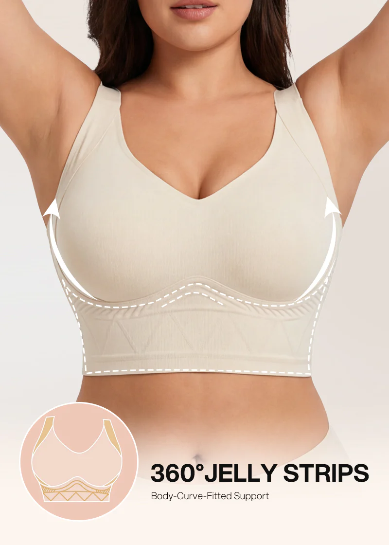 Seamless Wireless Support Bra - Image 10