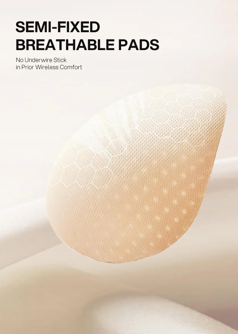 Seamless Wireless Support Bra - Image 13
