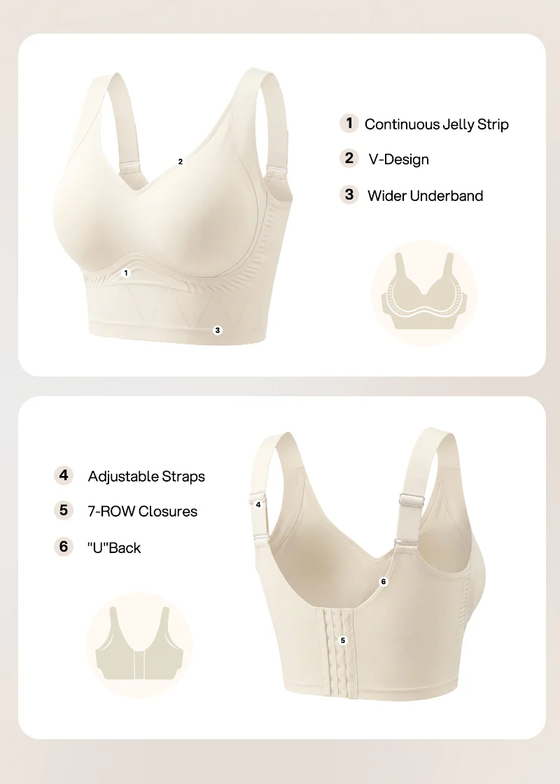 Seamless Wireless Support Bra - Image 14