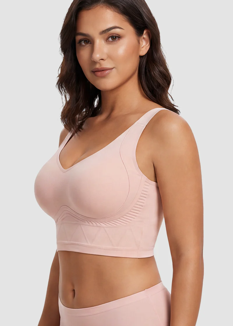 Seamless Wireless Support Bra - Image 2