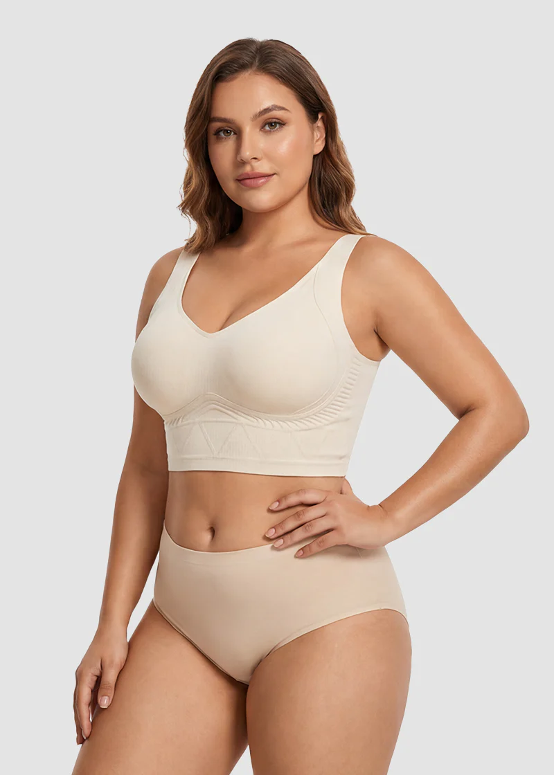 Seamless Wireless Support Bra - Image 7
