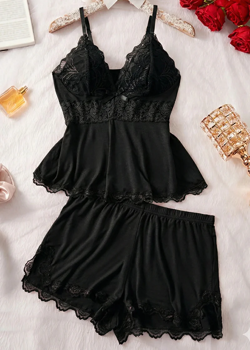 Modal Camisole & Panty Sleepwear Set – Sweet Lingerie for Daily & Holiday Wear - Image 15