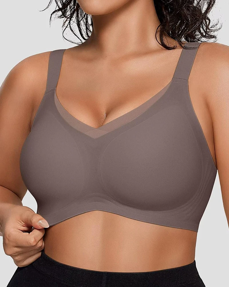 Smoothing Full Coverage Mesh Wireless Bra - Image 15