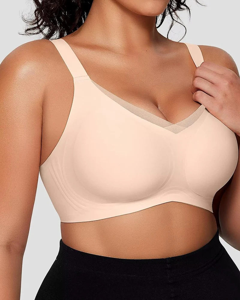 Smoothing Full Coverage Mesh Wireless Bra - Image 3