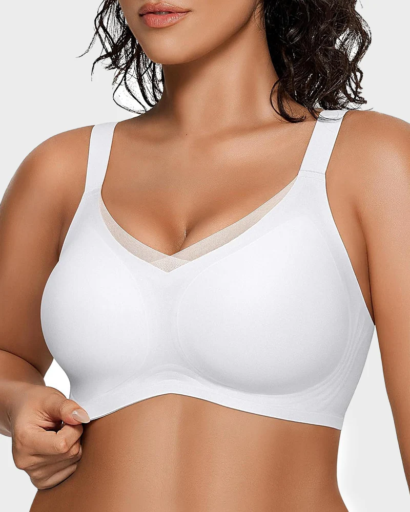 Smoothing Full Coverage Mesh Wireless Bra - Image 9
