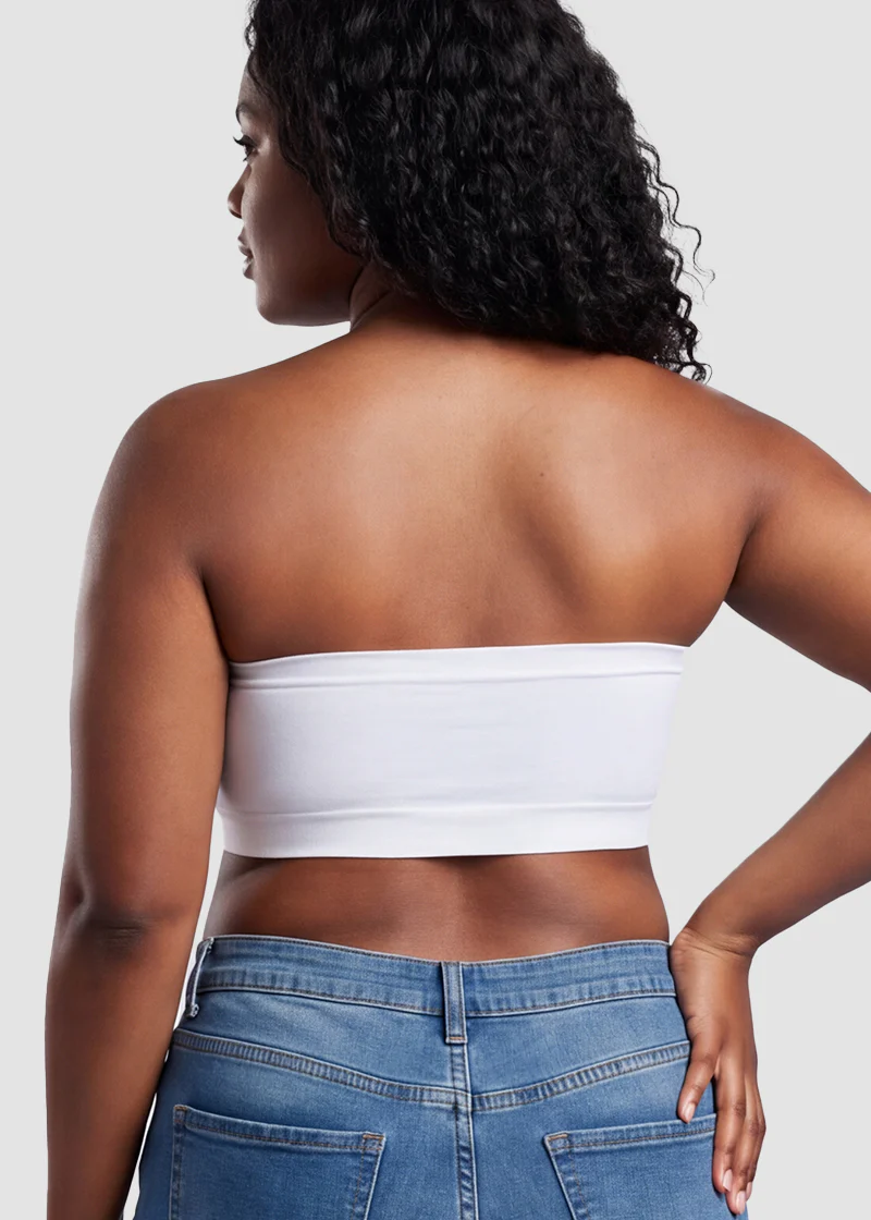Stay‑Put Wireless Seamless Bandeau Bra - Image 13