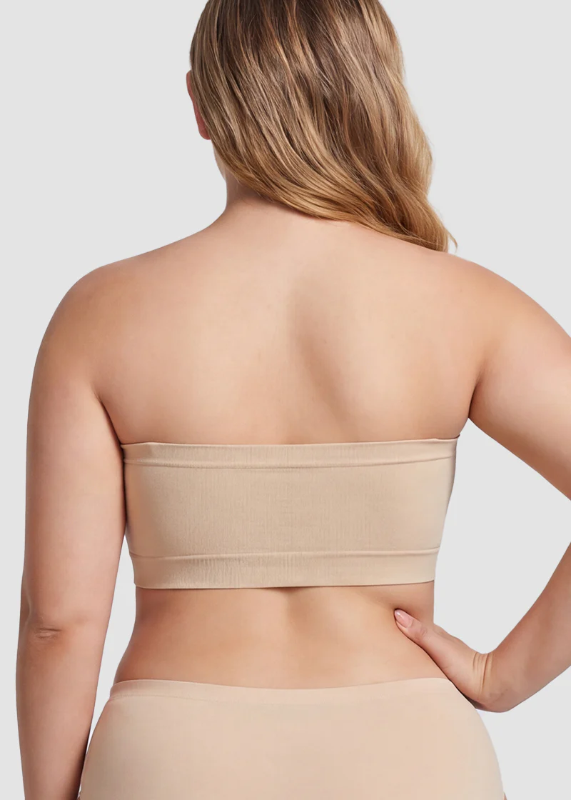Stay‑Put Wireless Seamless Bandeau Bra - Image 3